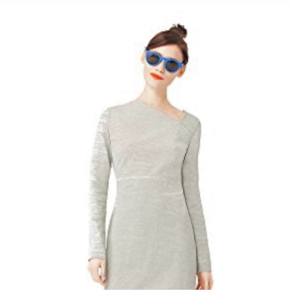 Kate Spade Saturday Slant Neck Knit Jersey Dress - Picture 1 of 15